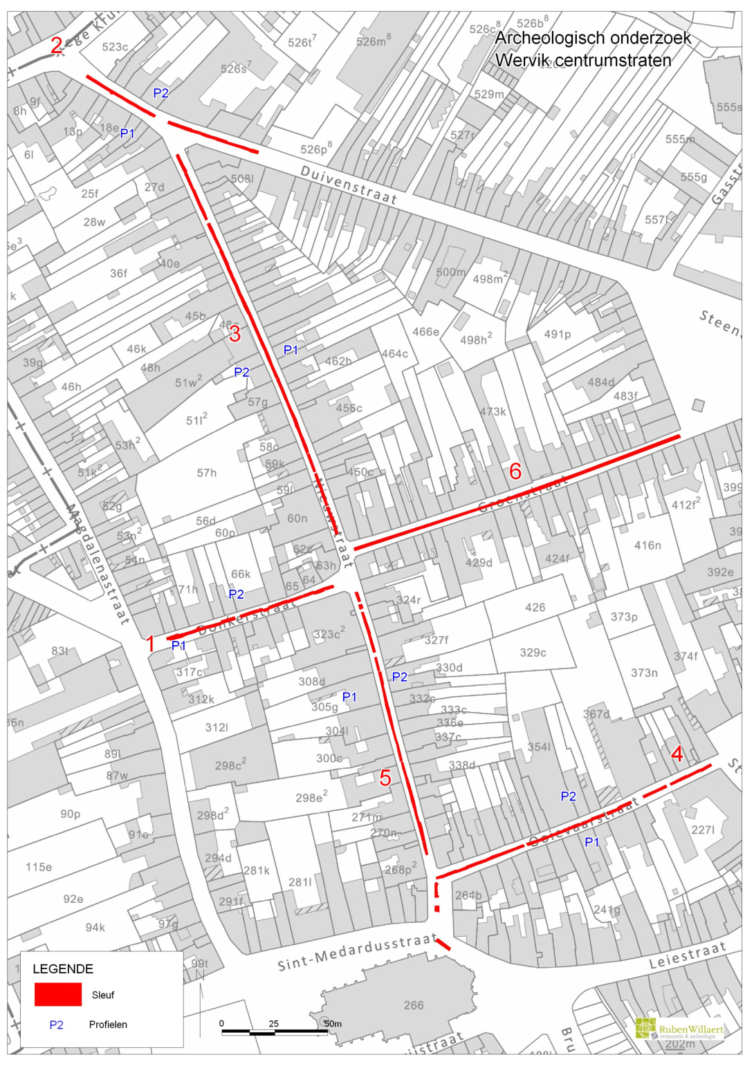 Plan archeologie Wervik